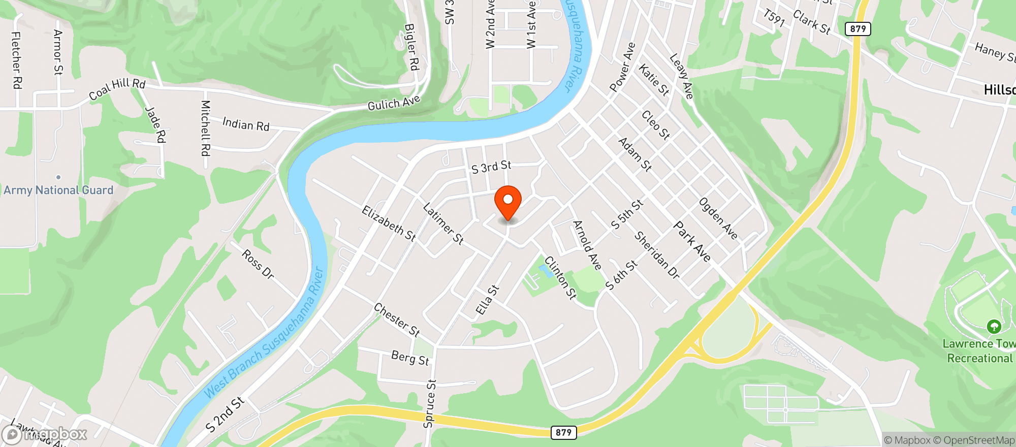 Map showing JACKS DISTRIBUTING