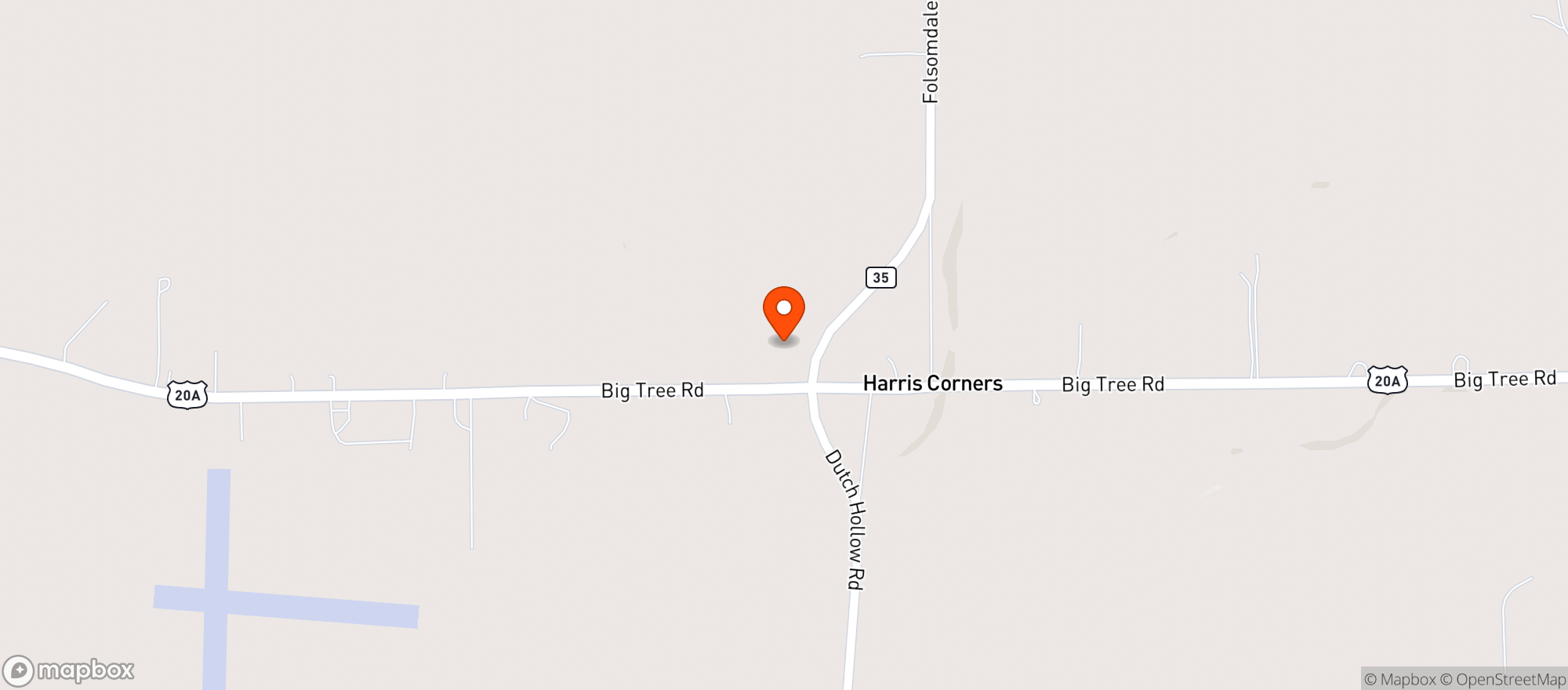 Map showing FARM CRAFT BREWERY - STRYKERSVILLE