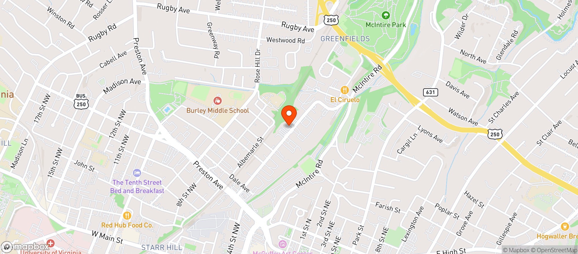 Map showing Gopuff #43