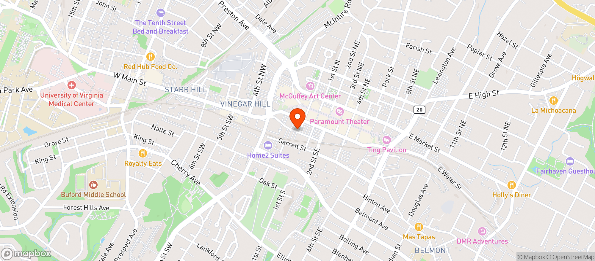 Map showing Bang