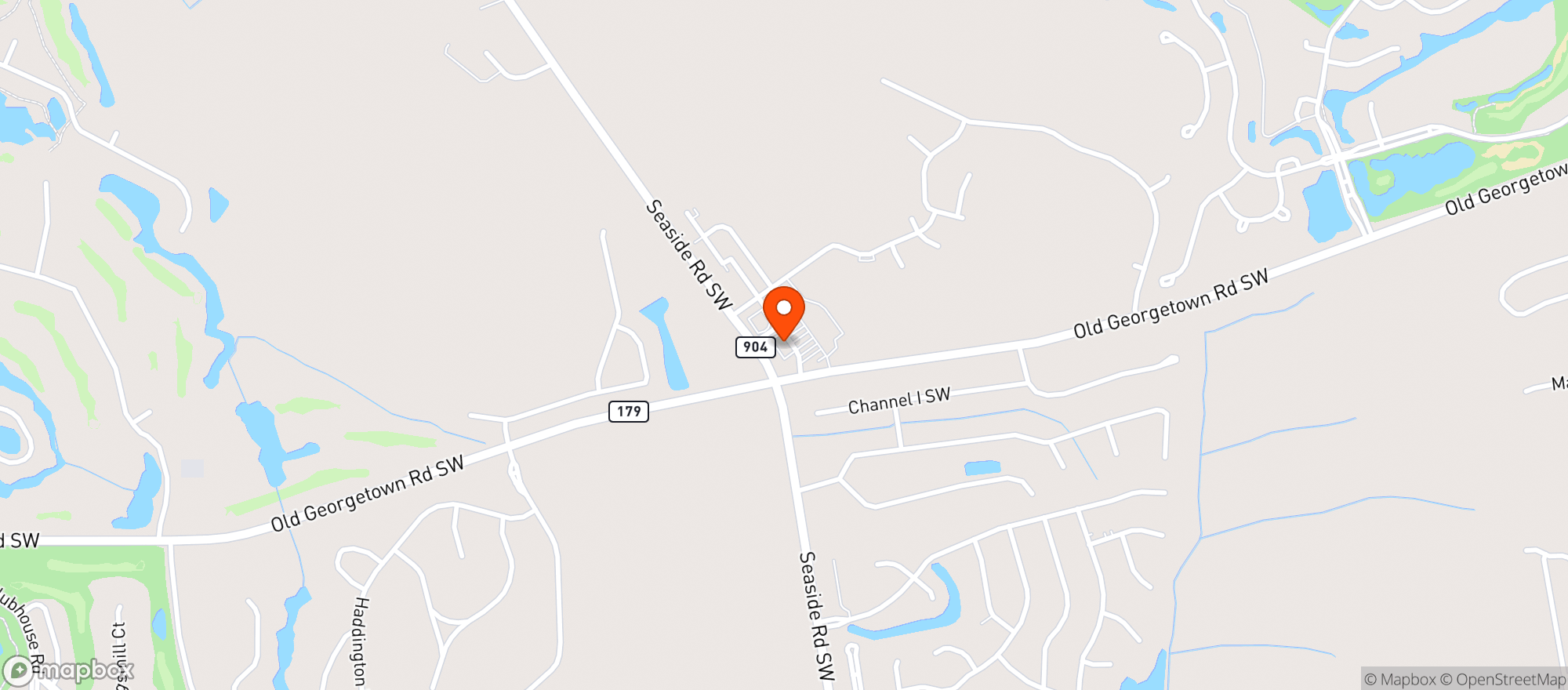Map showing Circle K #2723999