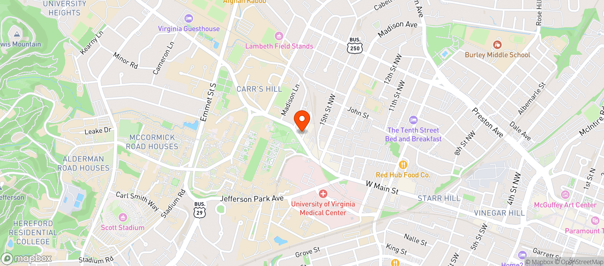 Map showing Take It Away