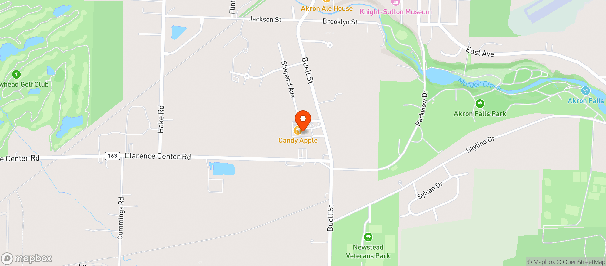 Map showing Pixleys Shurfine Supermarket