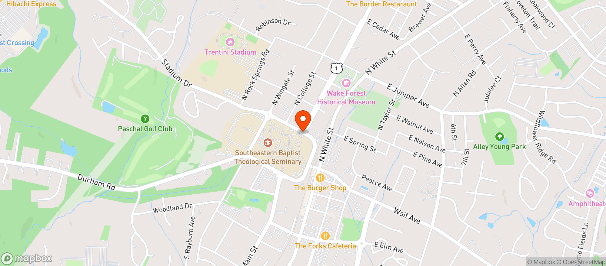 Map showing Bartaco