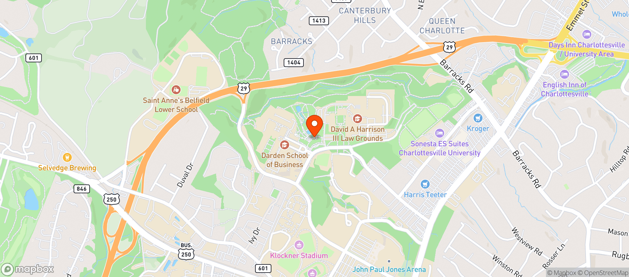 Map showing The Forum Hotel #chodd