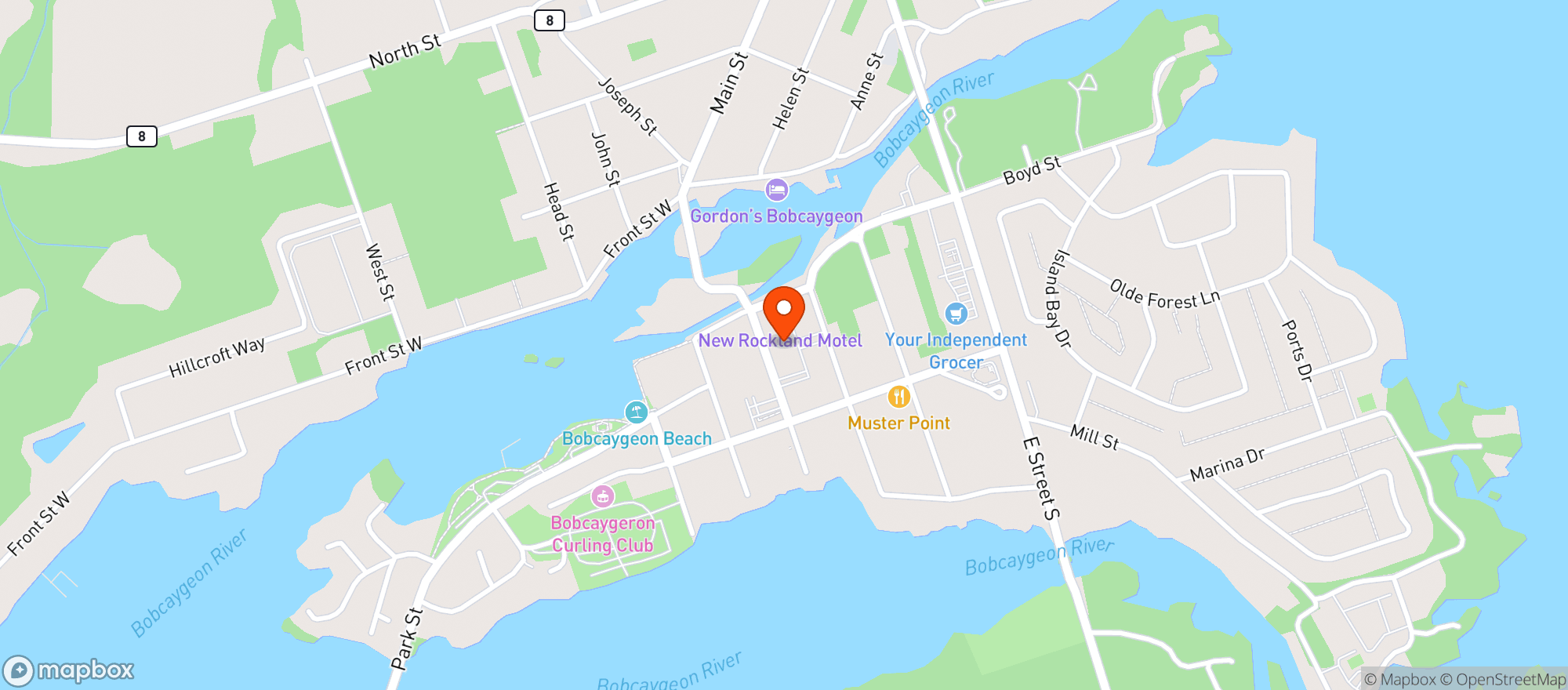Map showing Foodland 6749