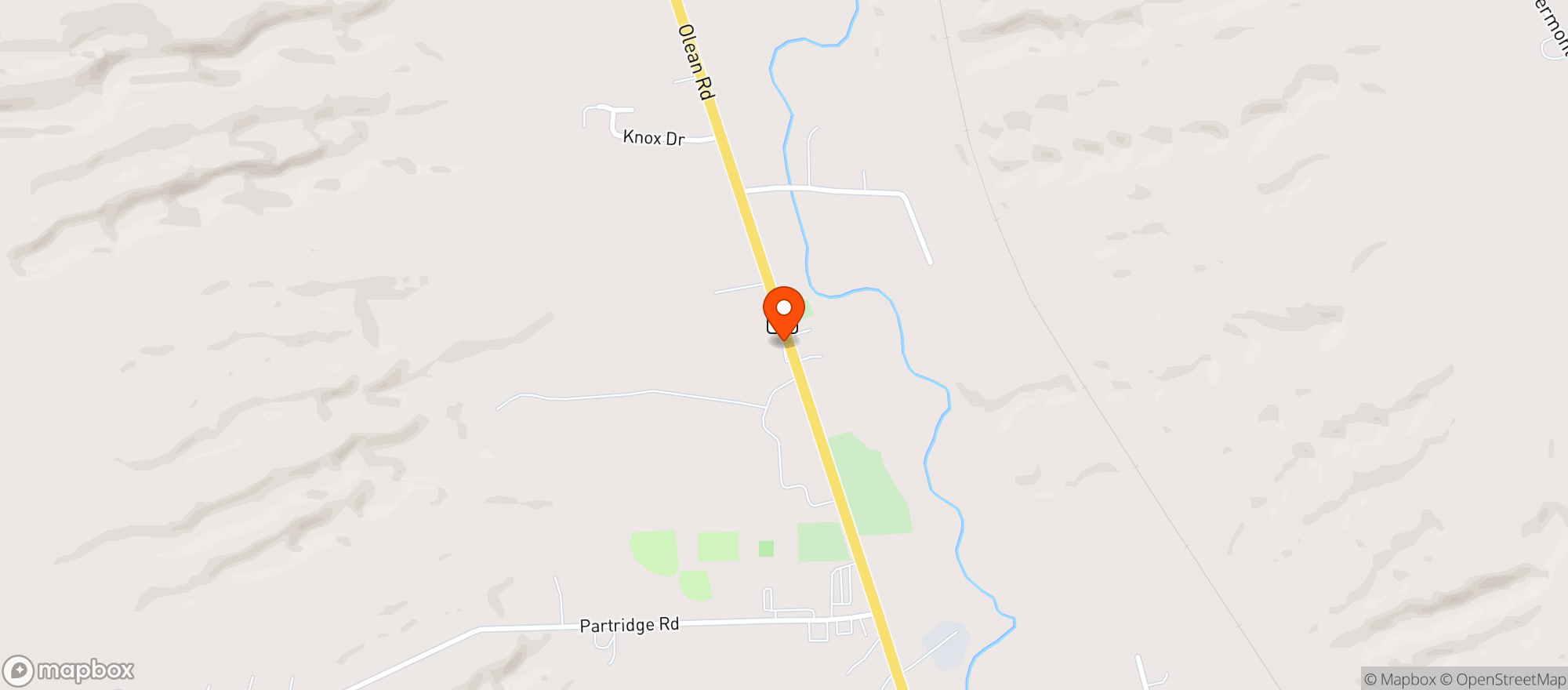 Map showing Crosby Dairy