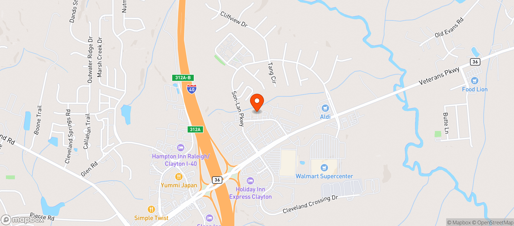 Map showing Mulligans Arcade & Tavern