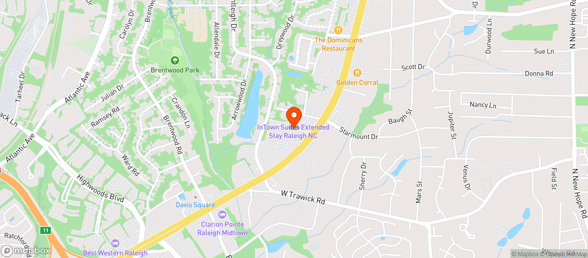 Map showing Food Lion #1491
