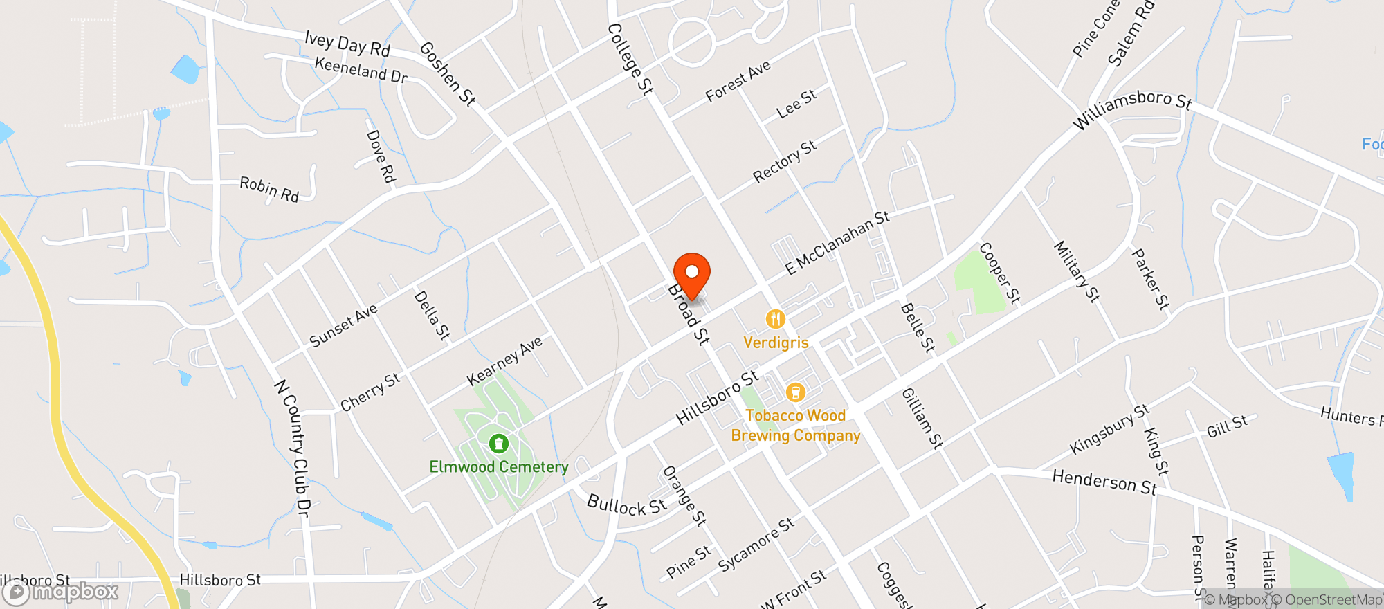 Map showing Tm Food Mart #2