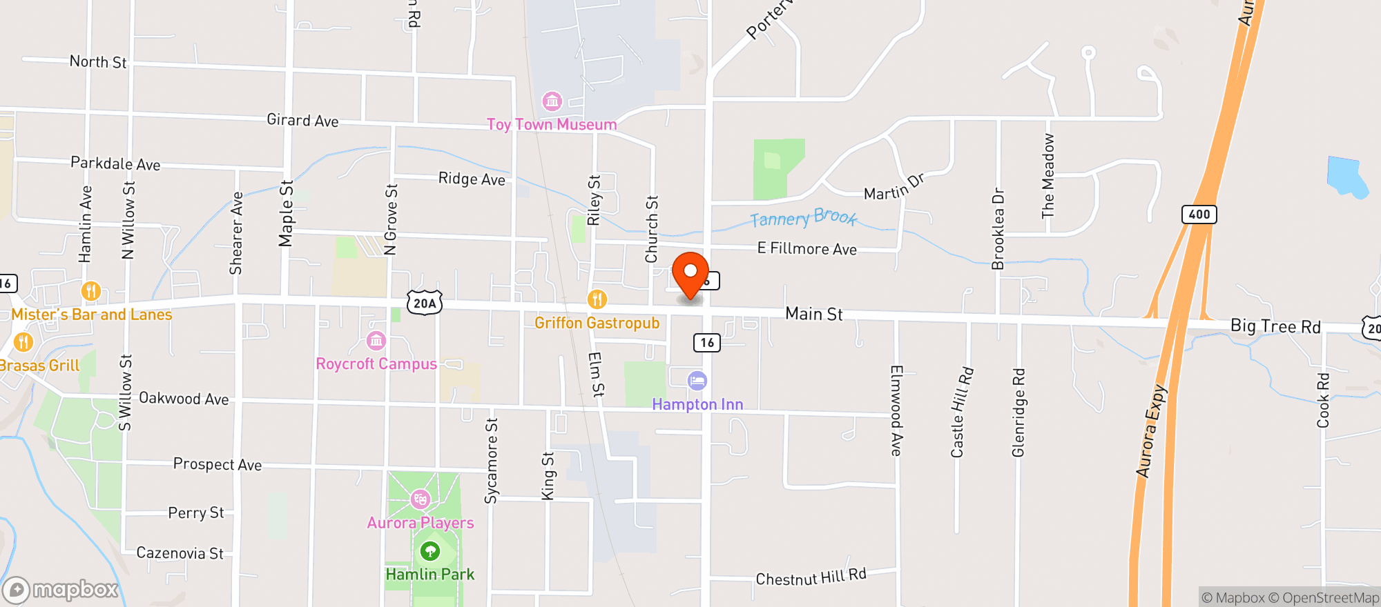 Map showing Ethyl Wine Shop