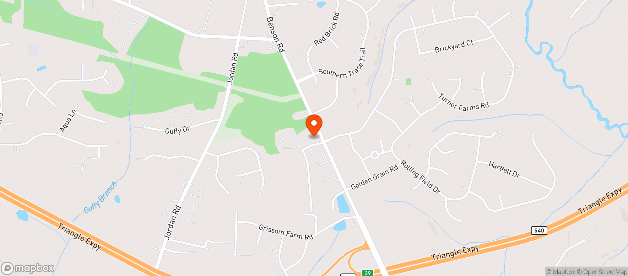 Map showing Best Buy Grocery And Grill (garner)