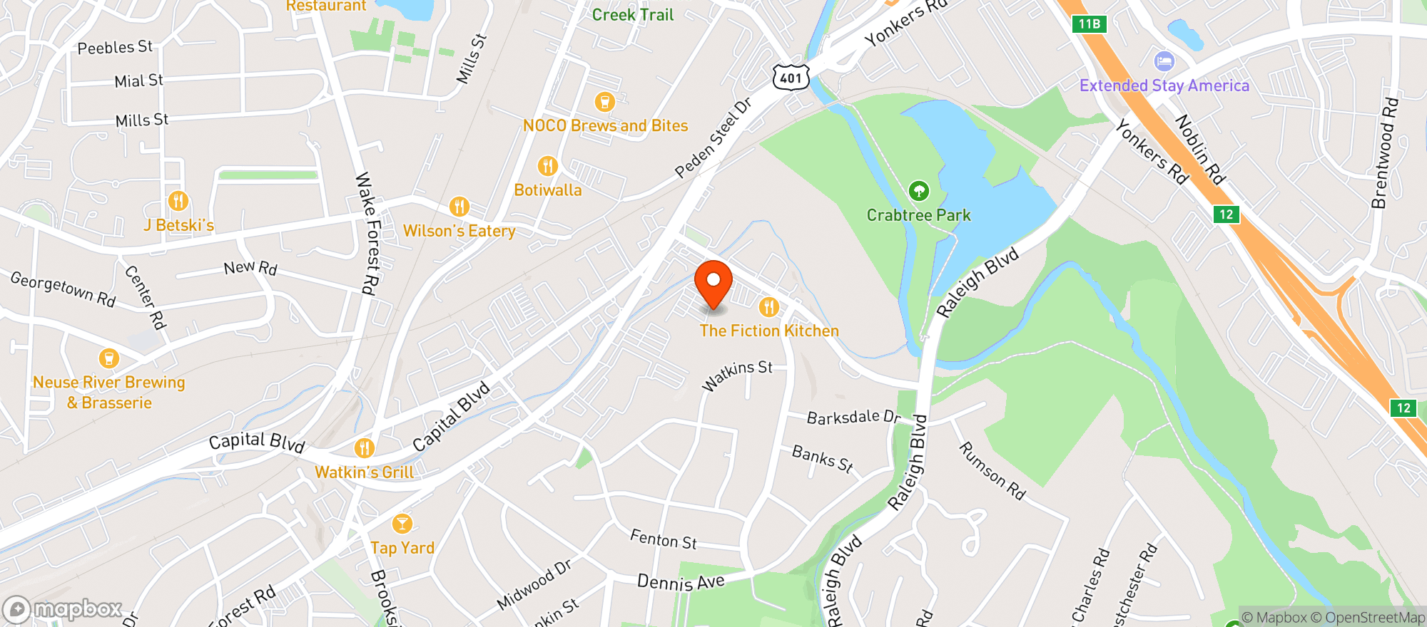 Map showing Dogwood Country Club