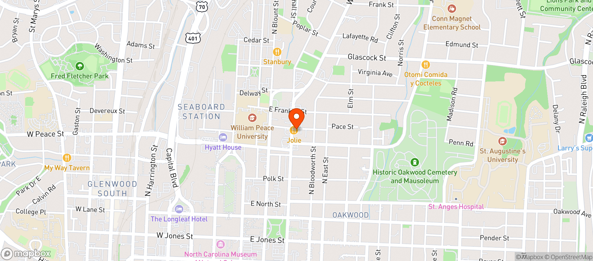 Map showing Bar Sous Terre