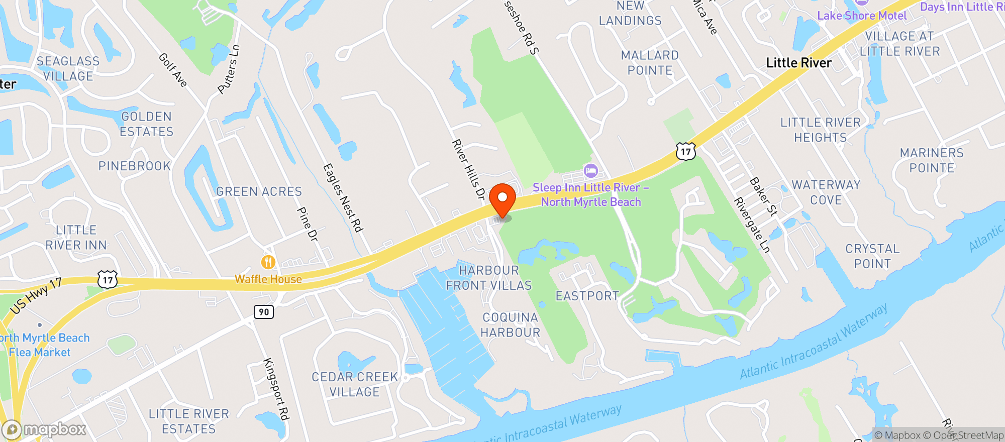 Map showing Circle K #2720461