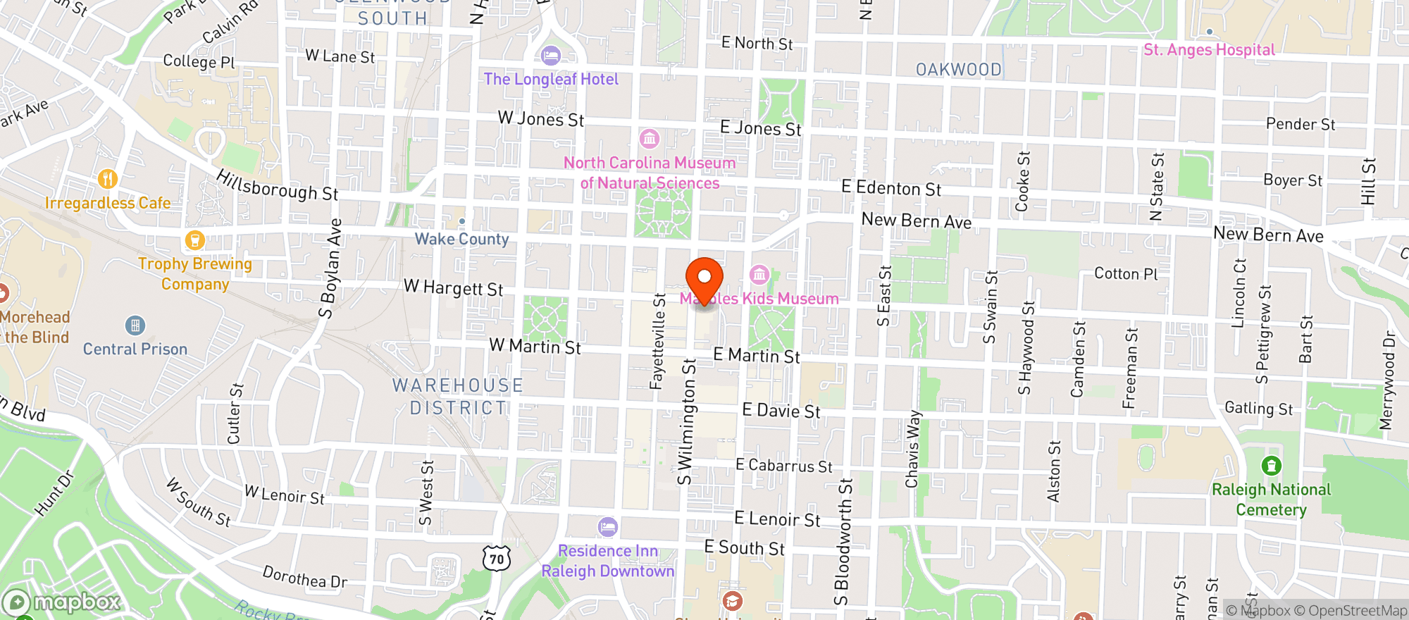 Map showing Architect