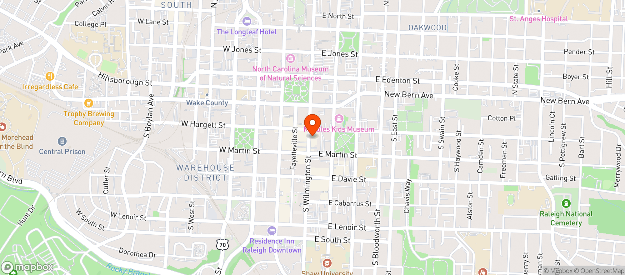 Map showing Green Monkey
