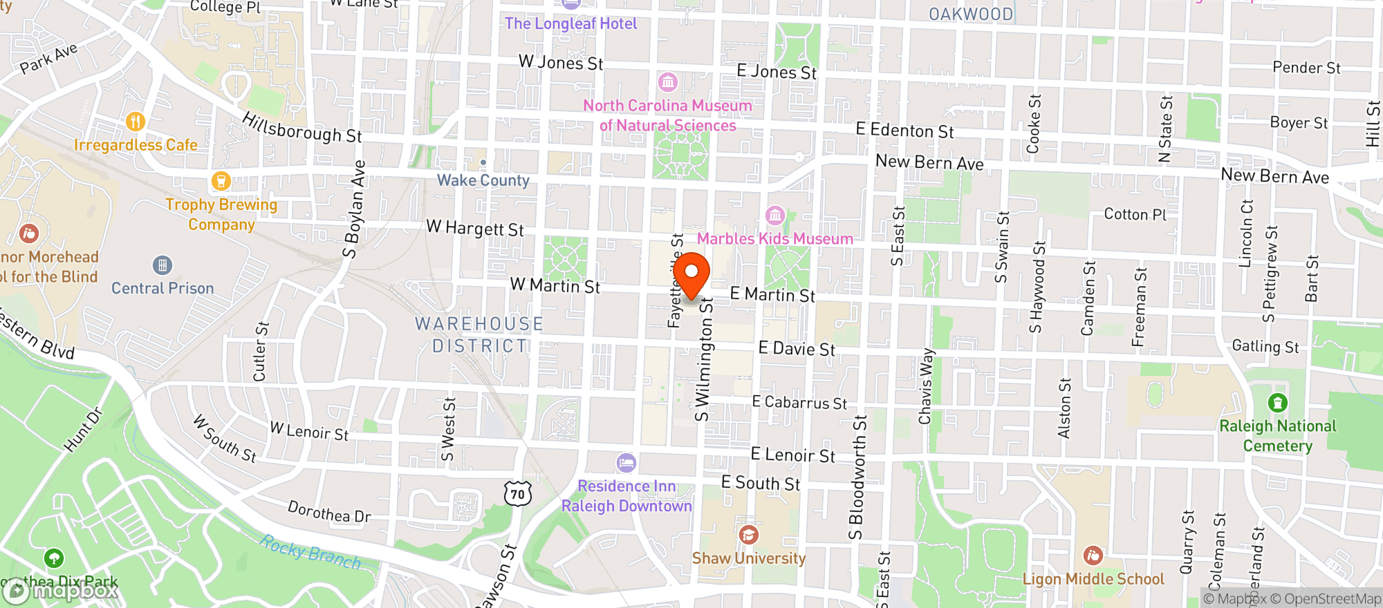 Map showing Bittersweet