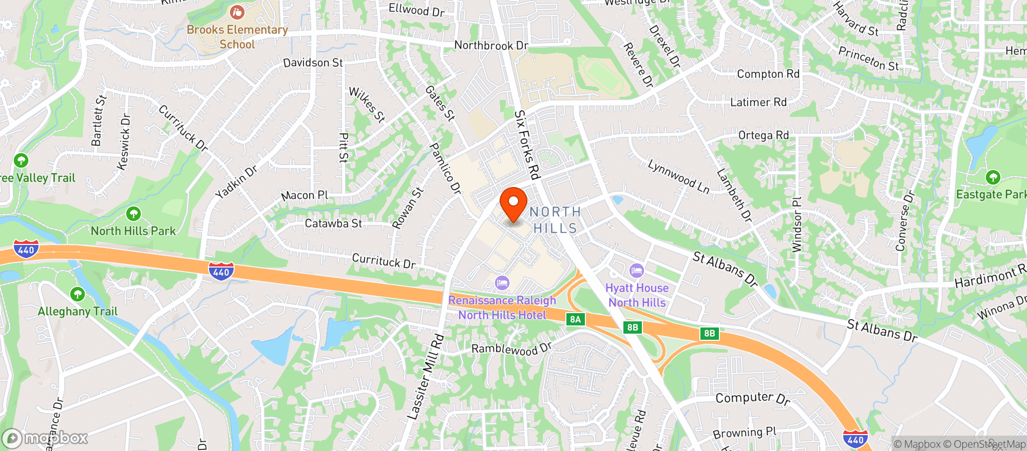 Map showing Firebirds Wood Fired Gr #9