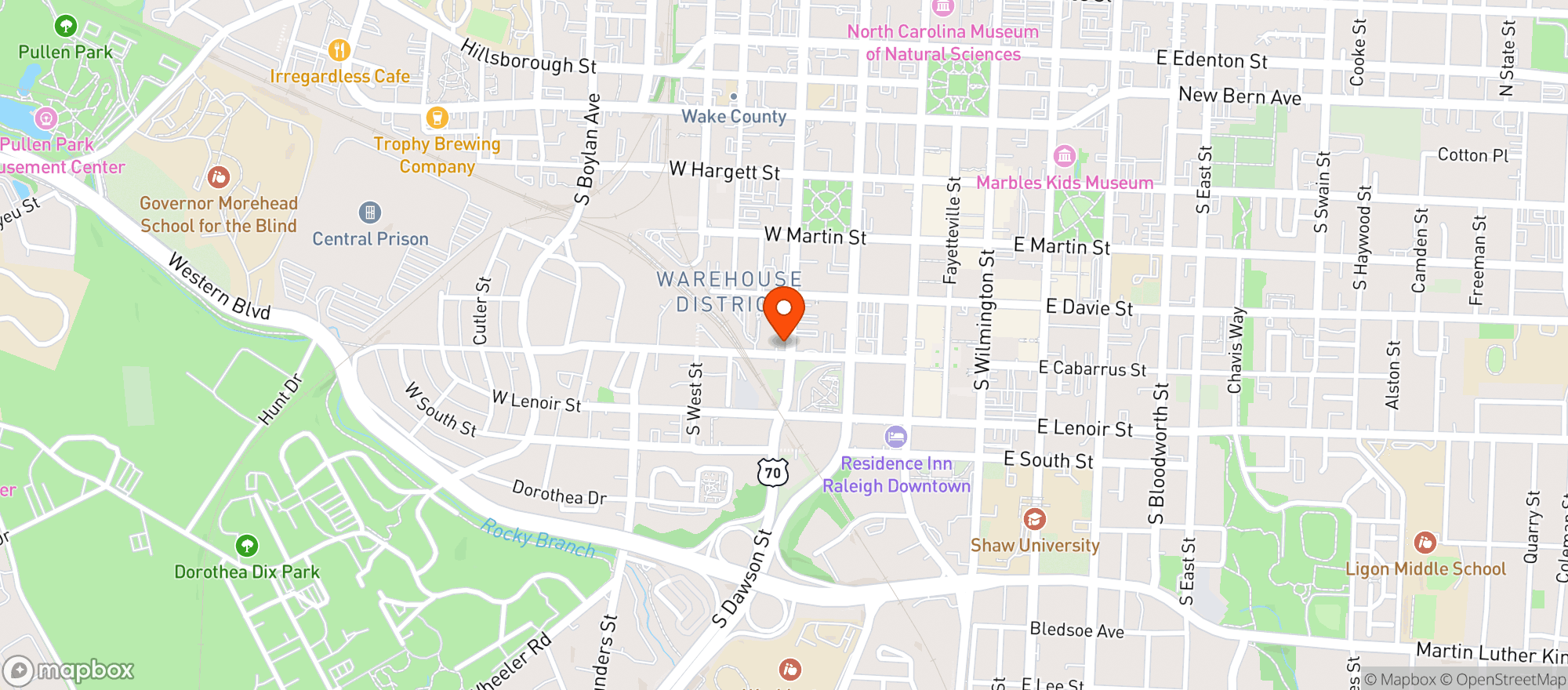 Map showing Berkeley Cafe