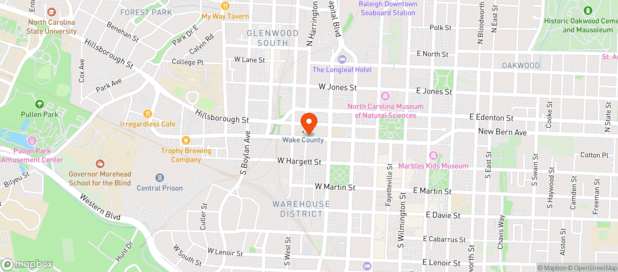 Map showing Flying Saucer Draught Emporium