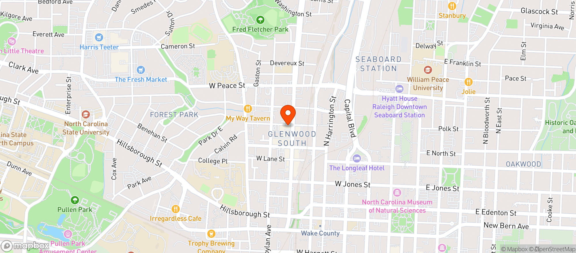 Map showing Havana Deluxe