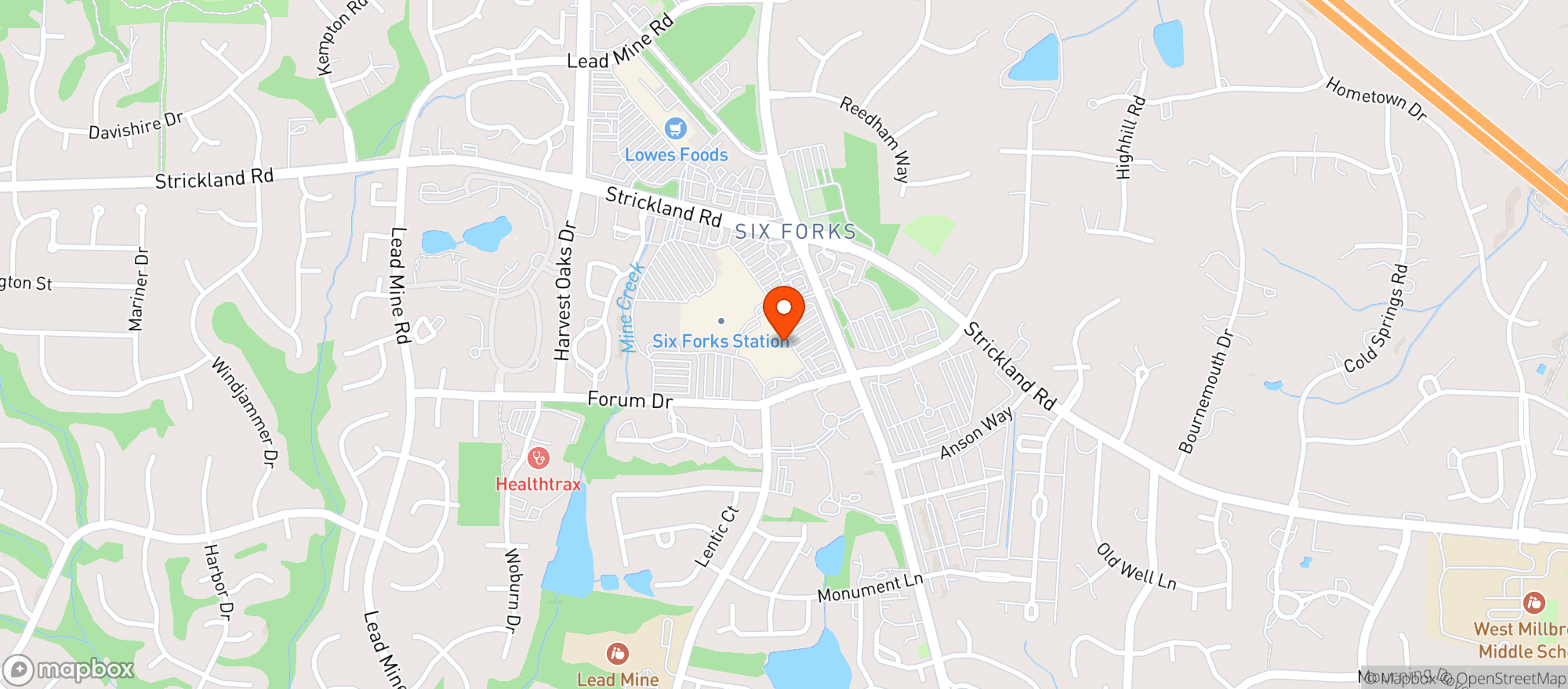 Map showing Target