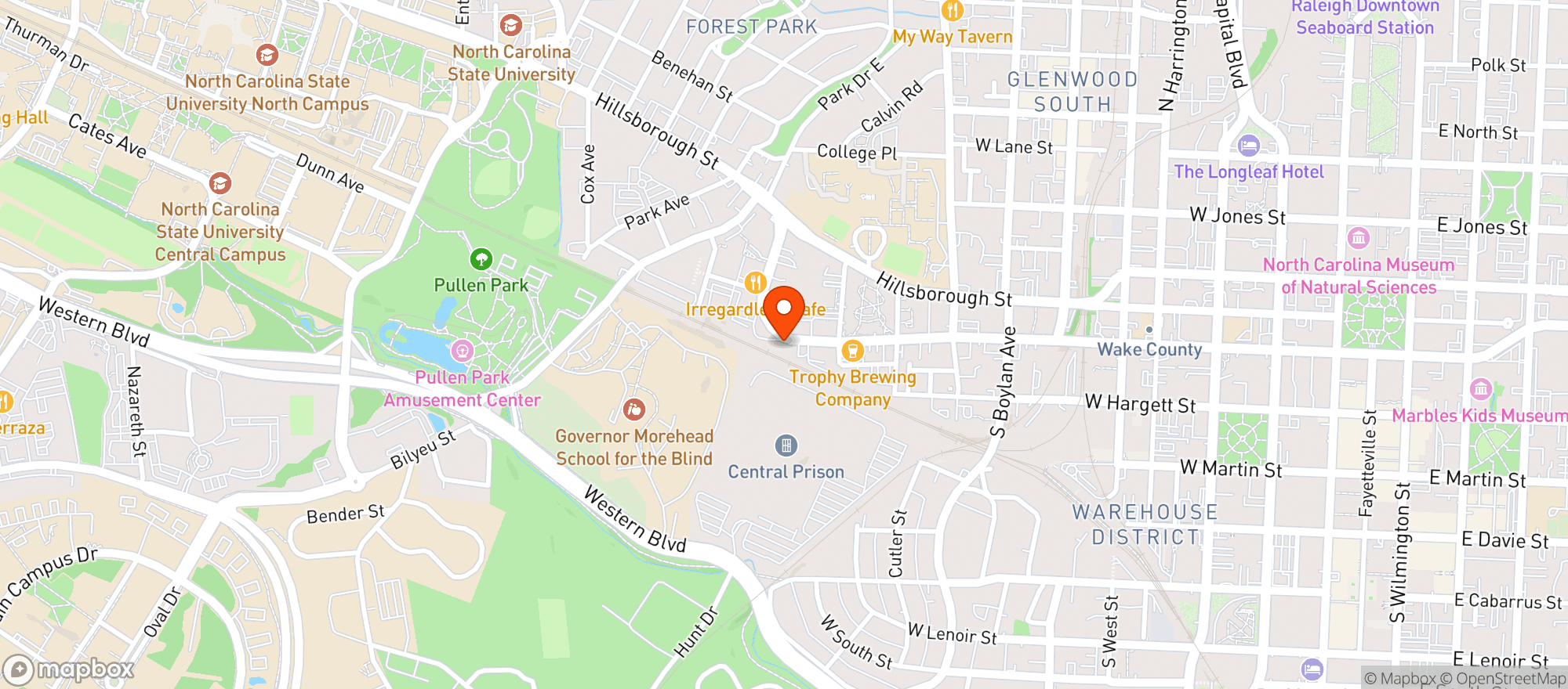 Map showing Sob @ The Bend