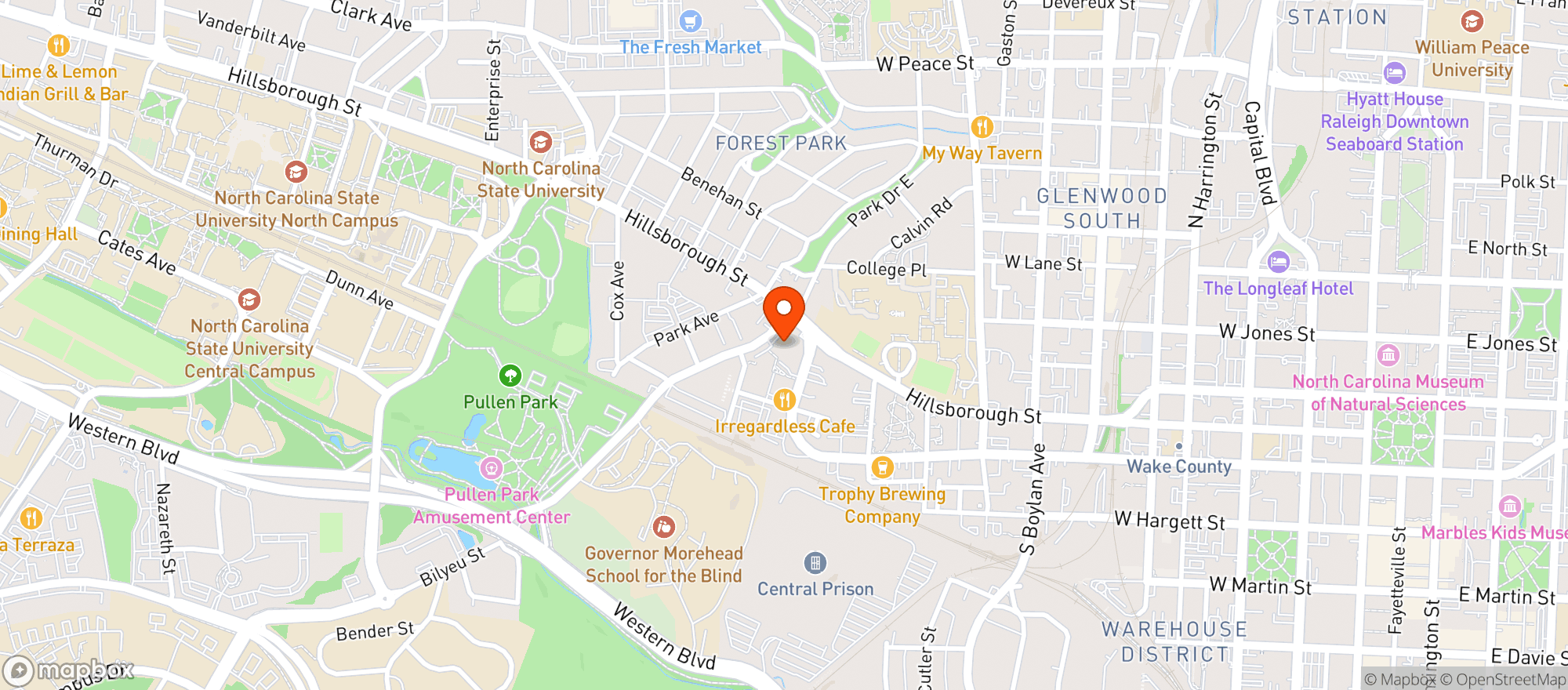 Map showing Gussies