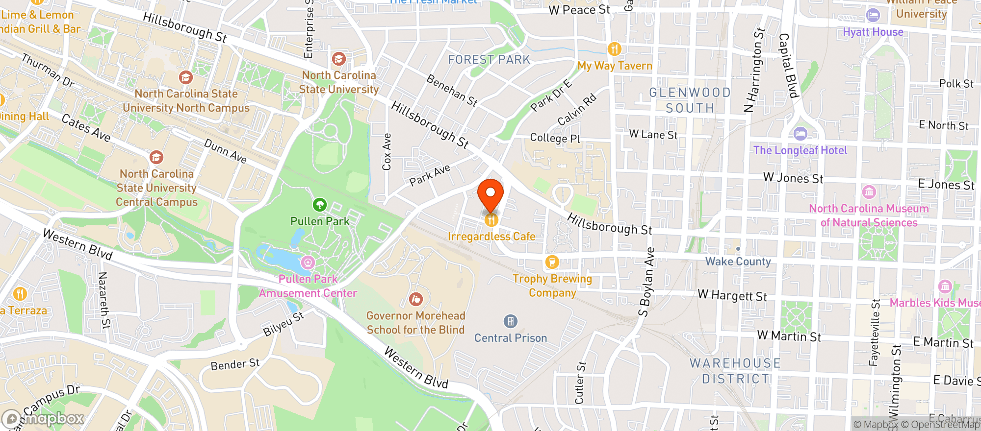 Map showing Wolfe And Porter