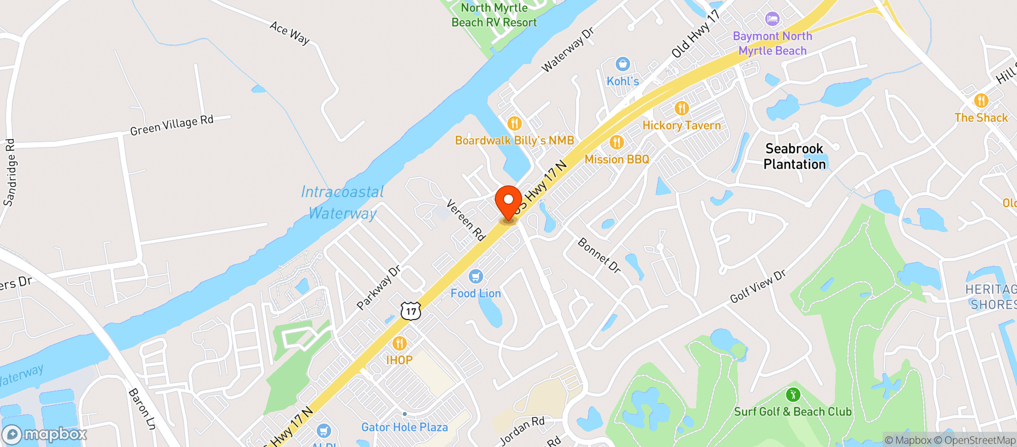 Map showing Food Lion