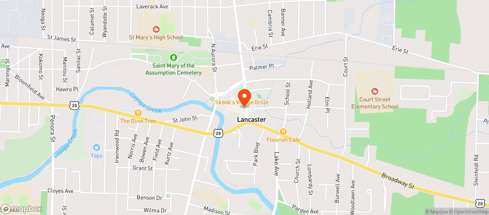 Map showing Fattey Beer Company