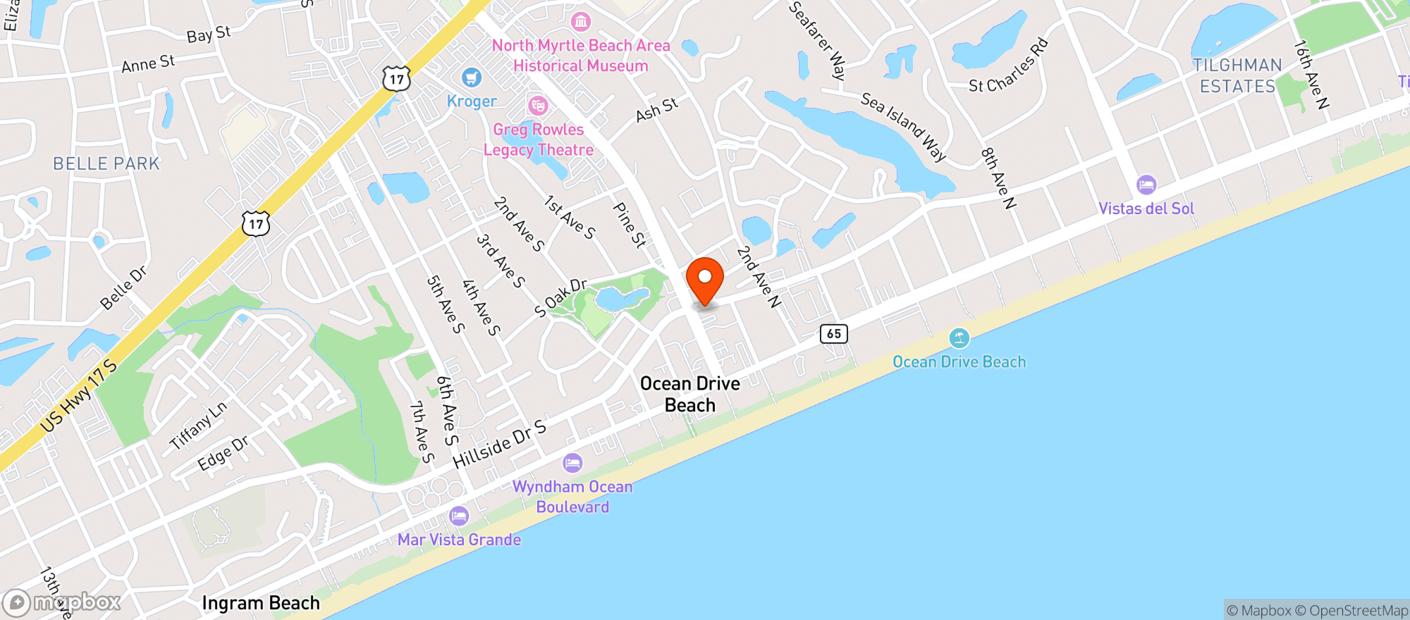 Map showing Convenience Store and More
