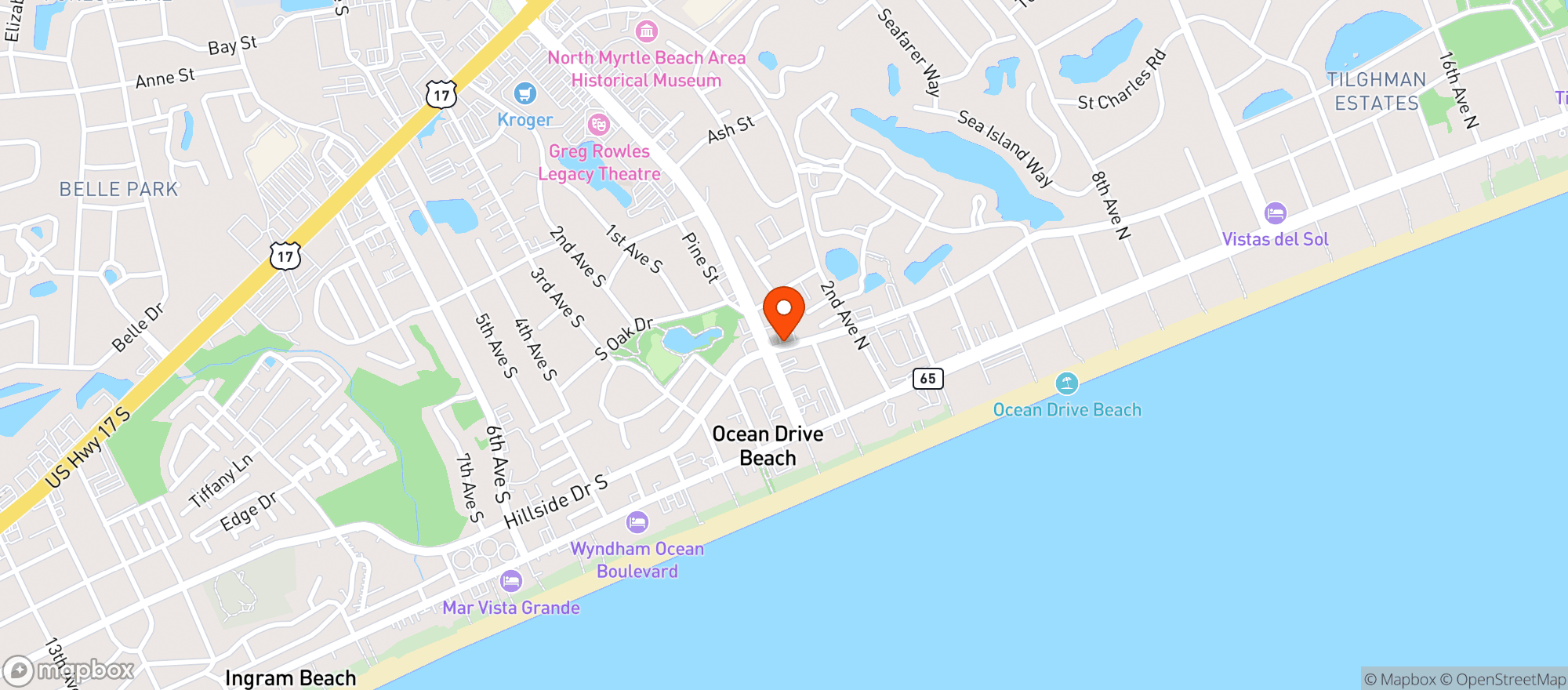 Map showing Deckerz