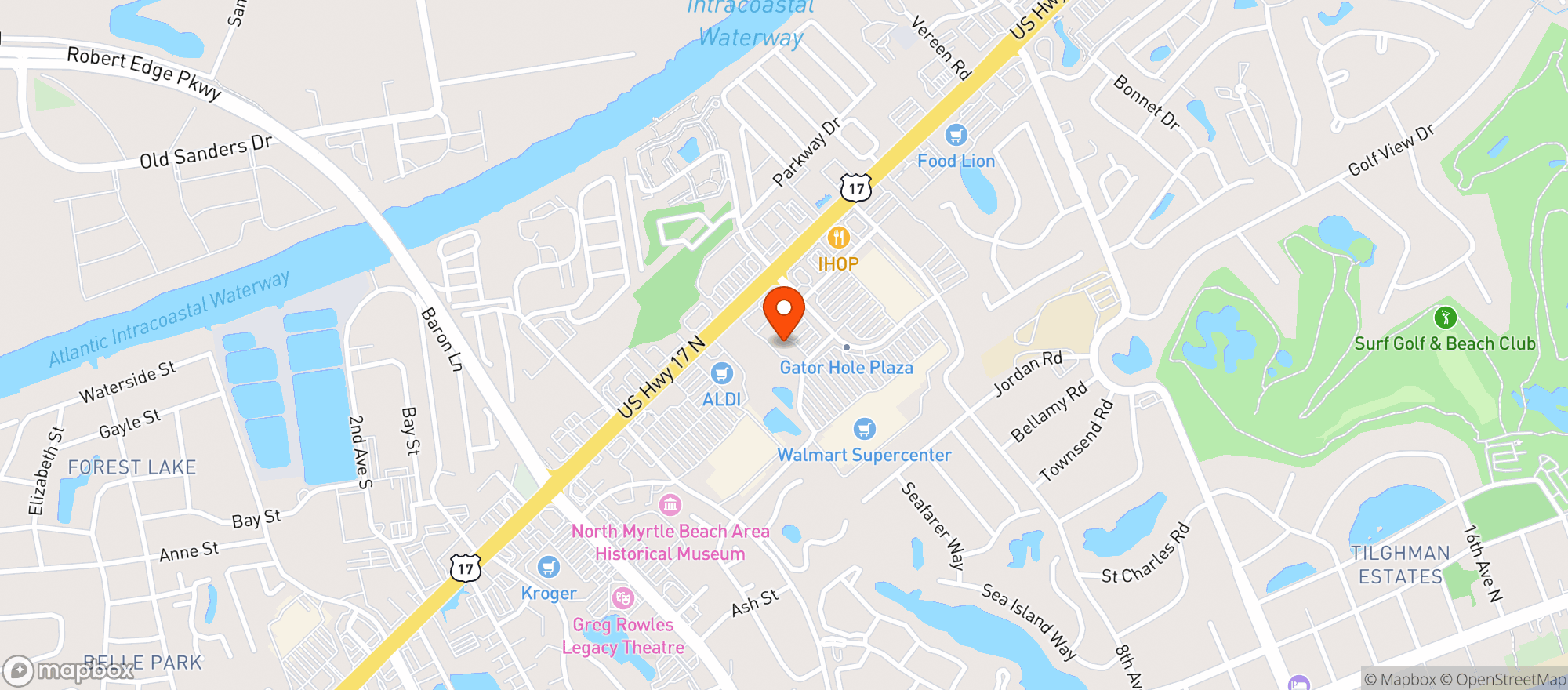 Map showing Buffalo Wild Wings Gril #3173