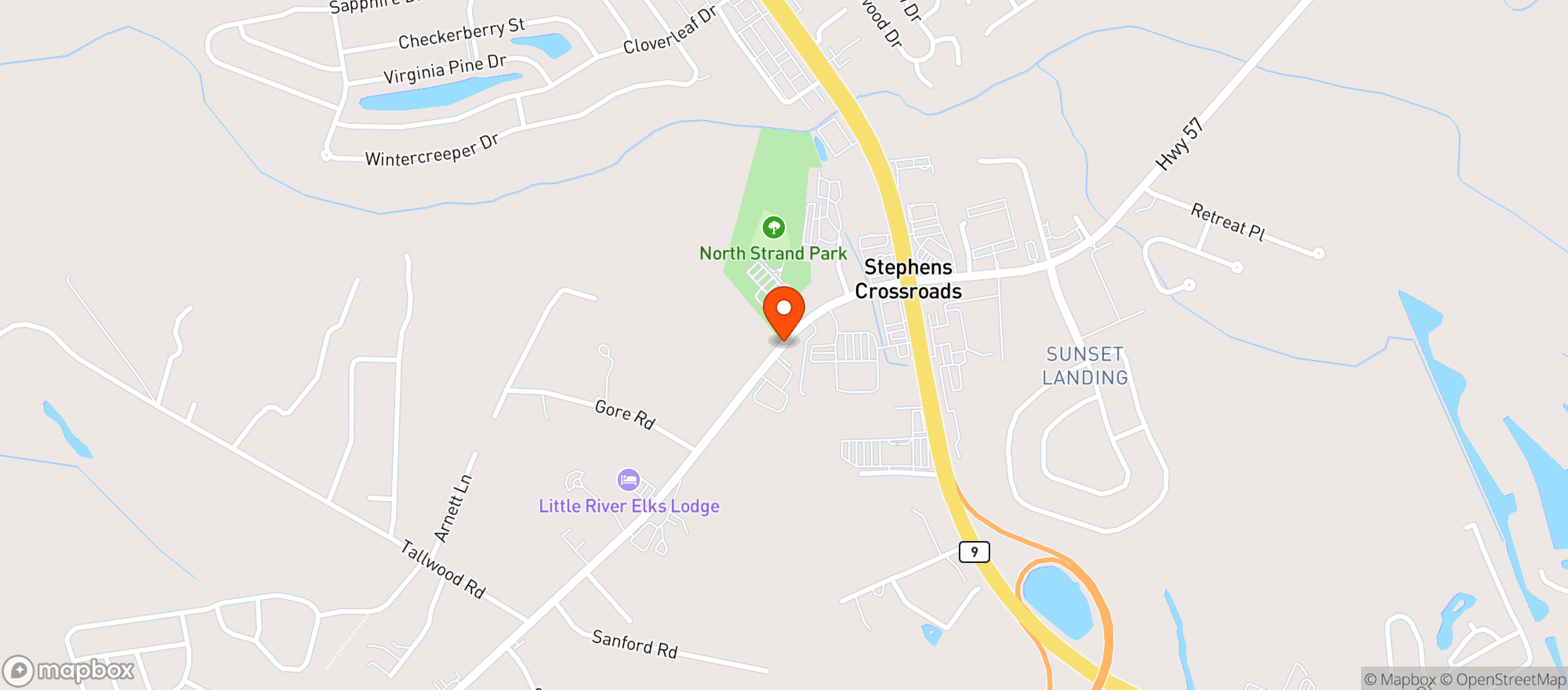 Map showing Food Lion