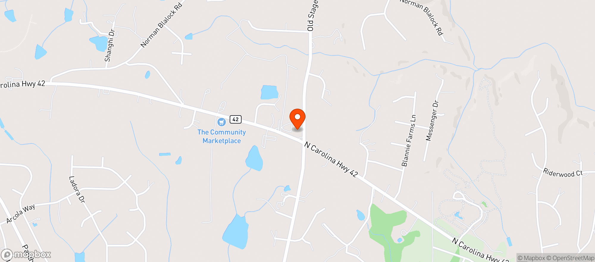 Map showing Jimmys Food Mart