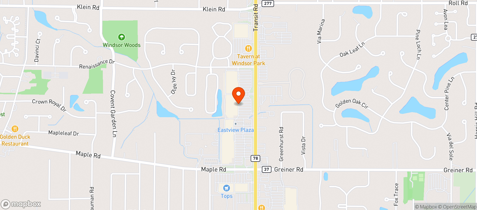 Map showing Addys Wine and Spirits