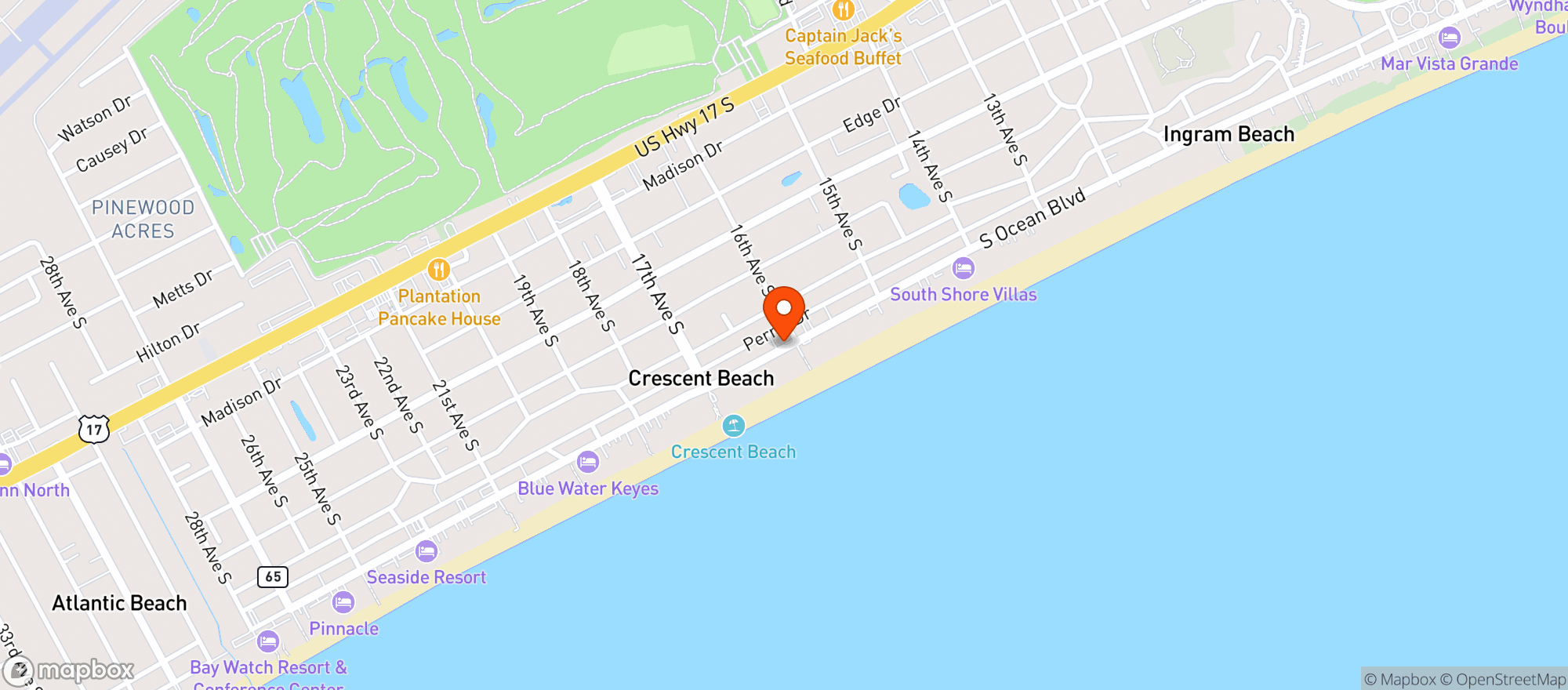 Map showing Cabana Mart (myr)