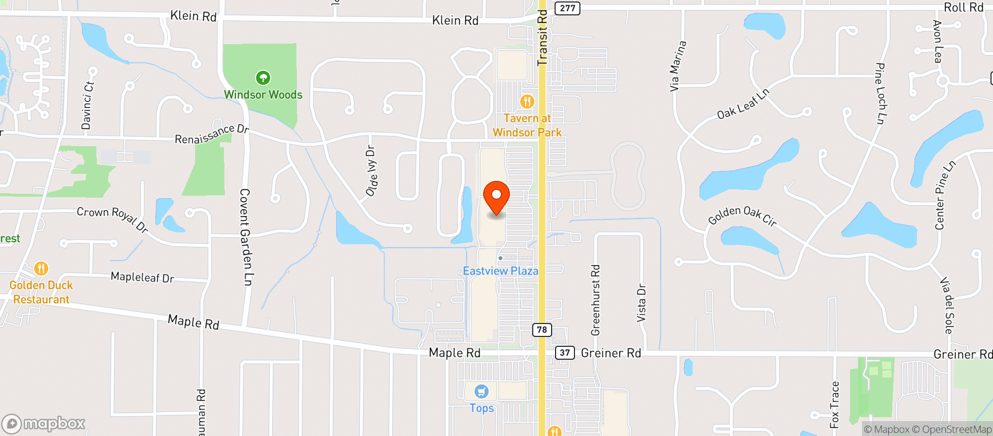Map showing #90 Wegmans Transit Rd