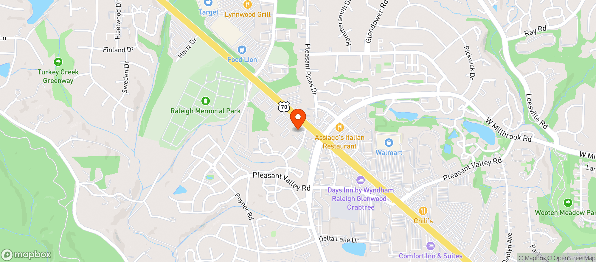 Map showing 794 House of Hops-Glenwood