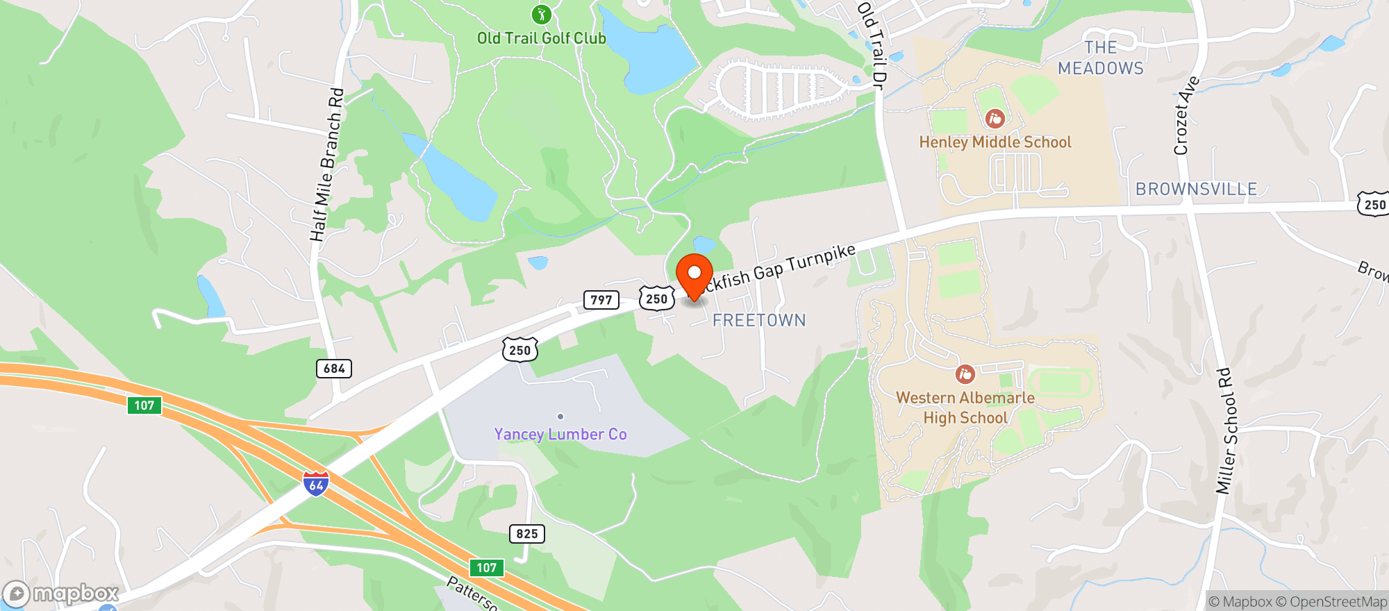 Map showing Pro Re Nata Brewing Company