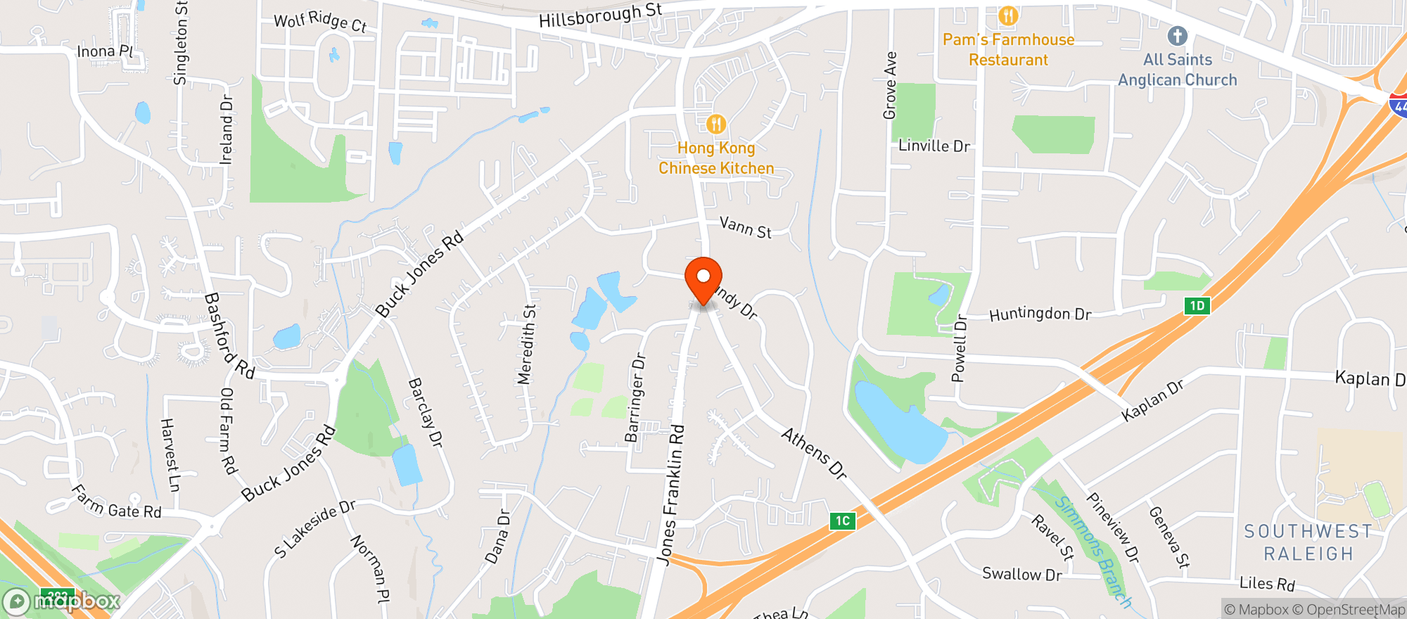 Map showing Gabe Mart Nb