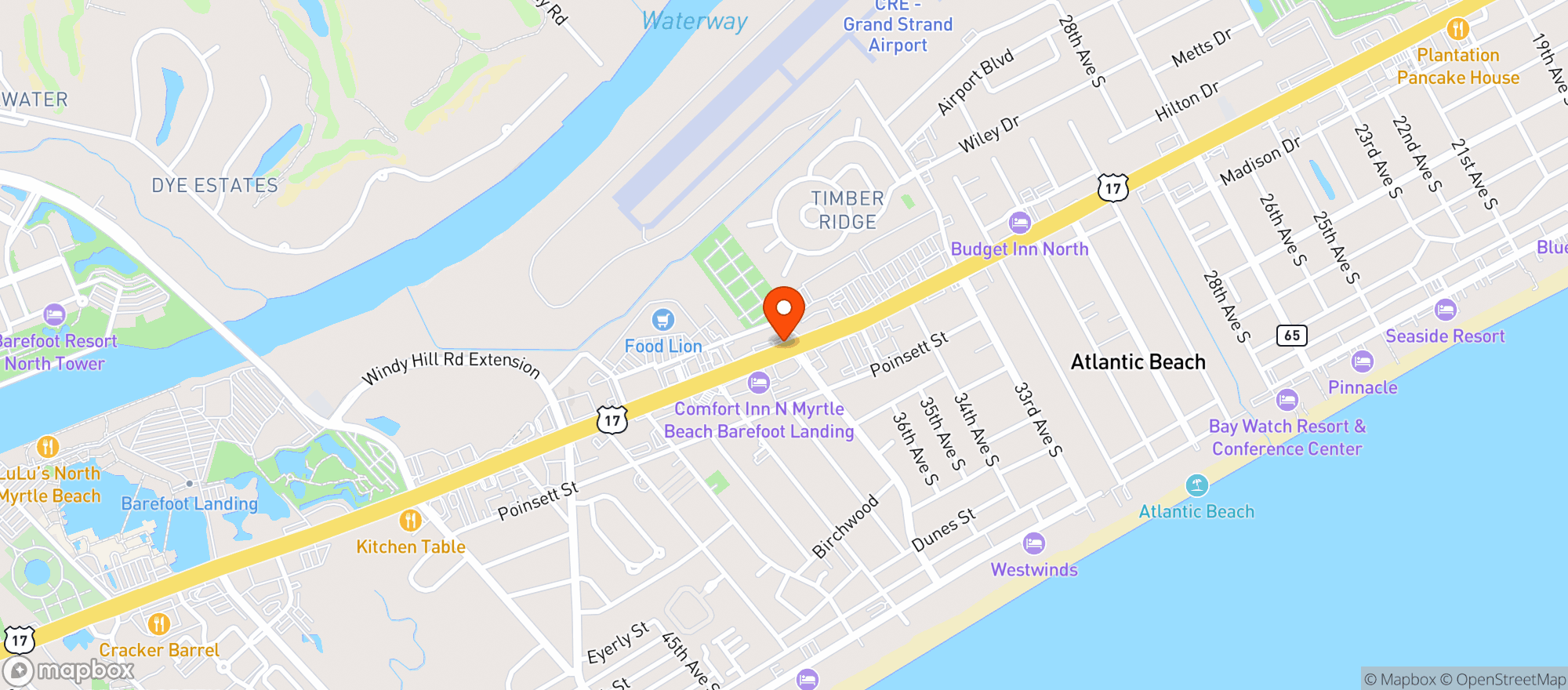 Map showing Scotchman Store #3159