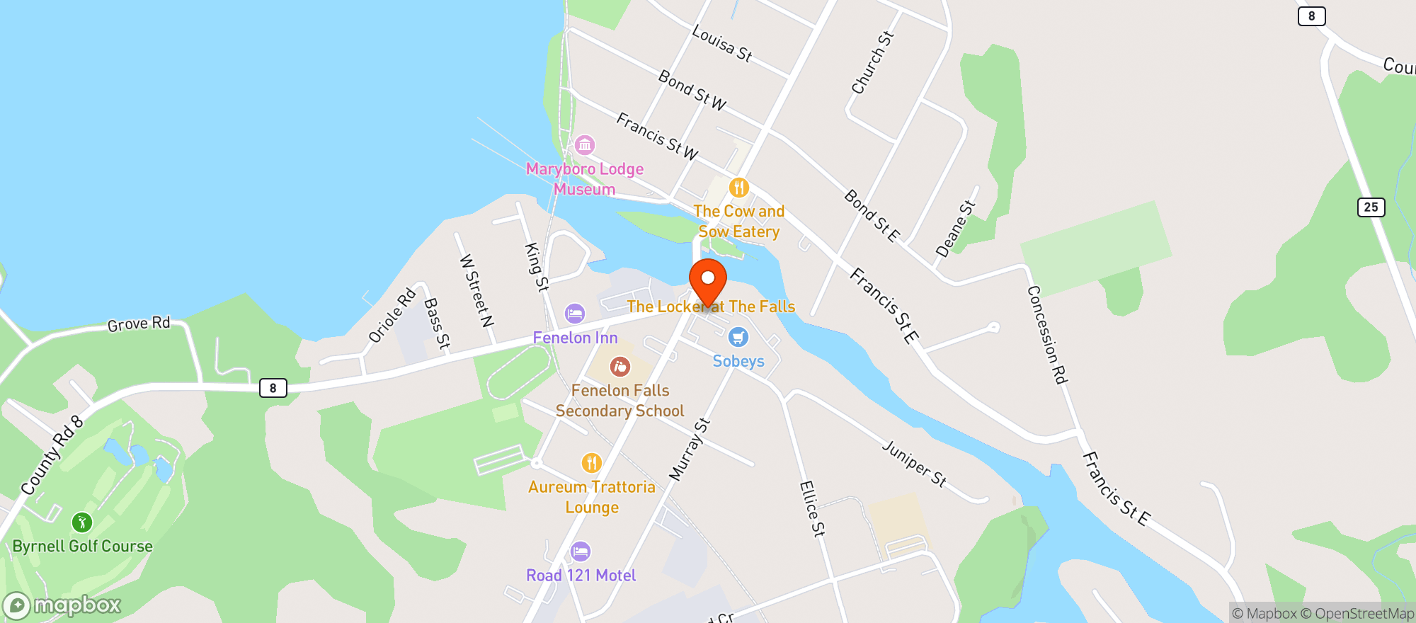 Map showing Sobeys 7331