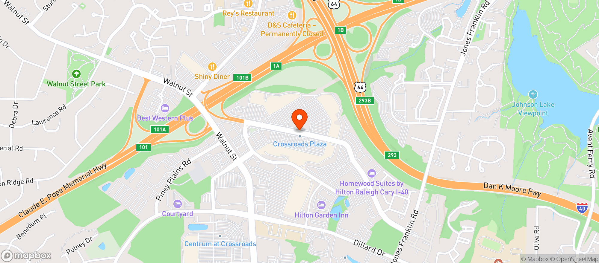Map showing Total Wine & More