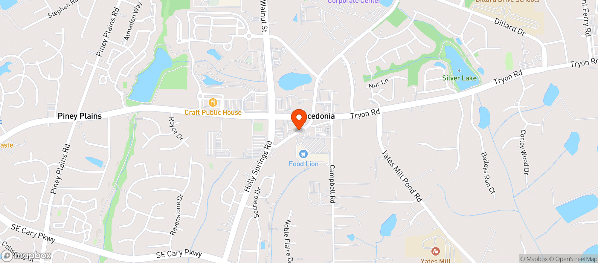 Map showing Food Lion