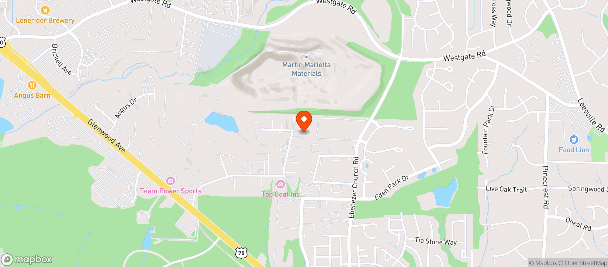 Map showing Gizmo Brew Works