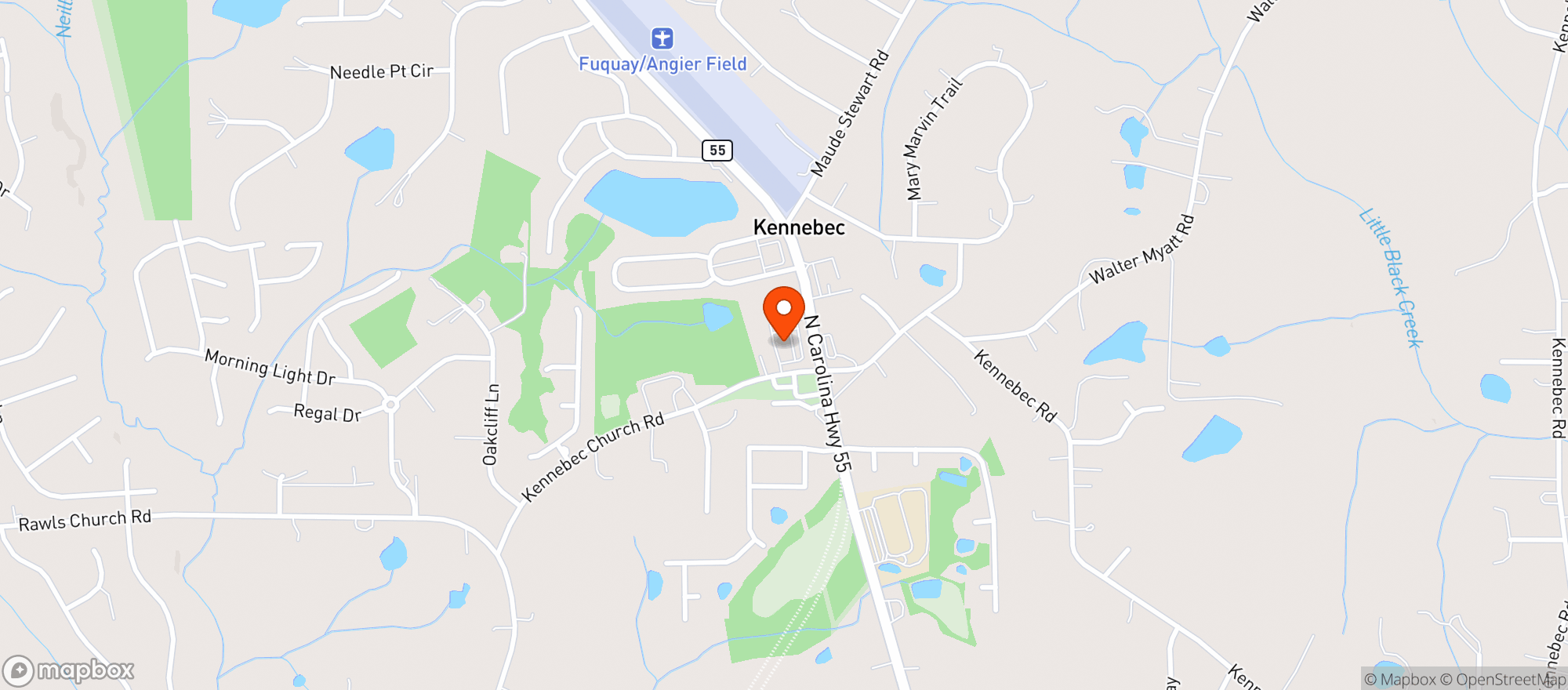 Map showing Circle K 2707212 (S Nc 55)
