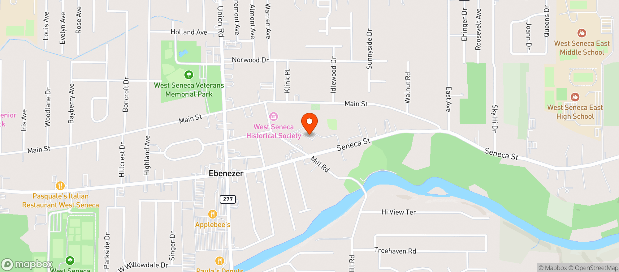 Map showing Queen Of Heaven Carnival